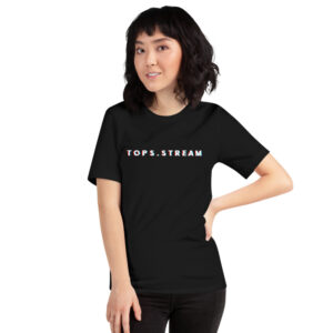 Tops Glitched Tops.Stream Unisex T-Shirt