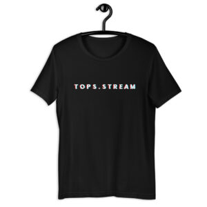 Tops Glitched Tops.Stream Unisex T-Shirt