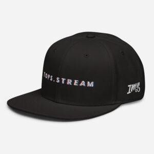 Tops Glitched Tops.Stream Snapback Hat